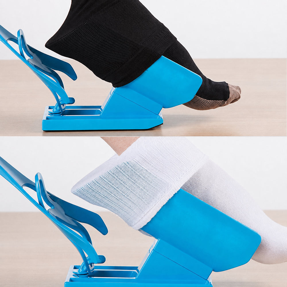 Sock Slider Easy On Easy Off Sock Aid Kit - Assistive Dressing Helper & Shoehorn Tool