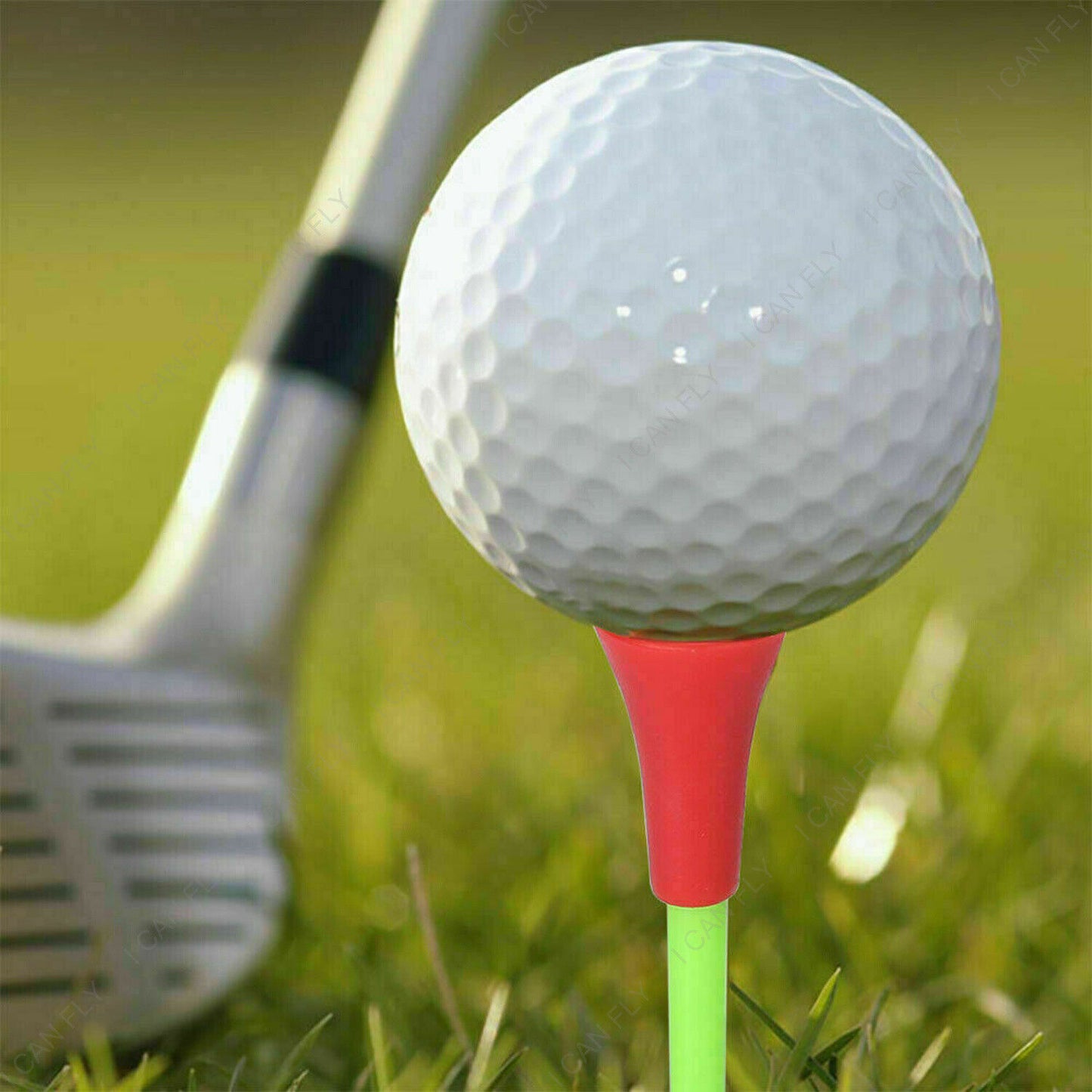 110x Golf Tees 83mm Multi Color Plastic With Rubber Cushion Top Quality