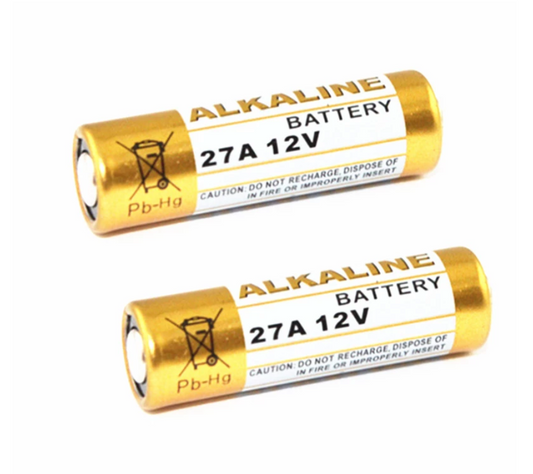 2x 27A 12V MN27 LR27 A27 L828 V27GA Alkaline Battery Garage Car Remote Alarm