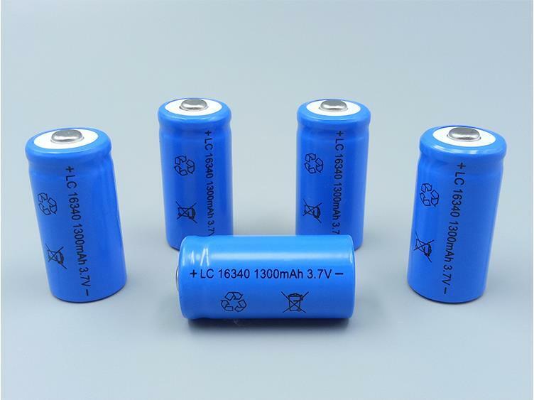 16340 CR123A Rechargeable Li-ion Battery