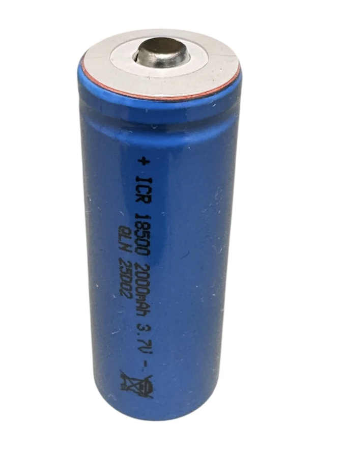18500 3.7V 2000Mah High Capacity Li-Ion Rechargeable Battery