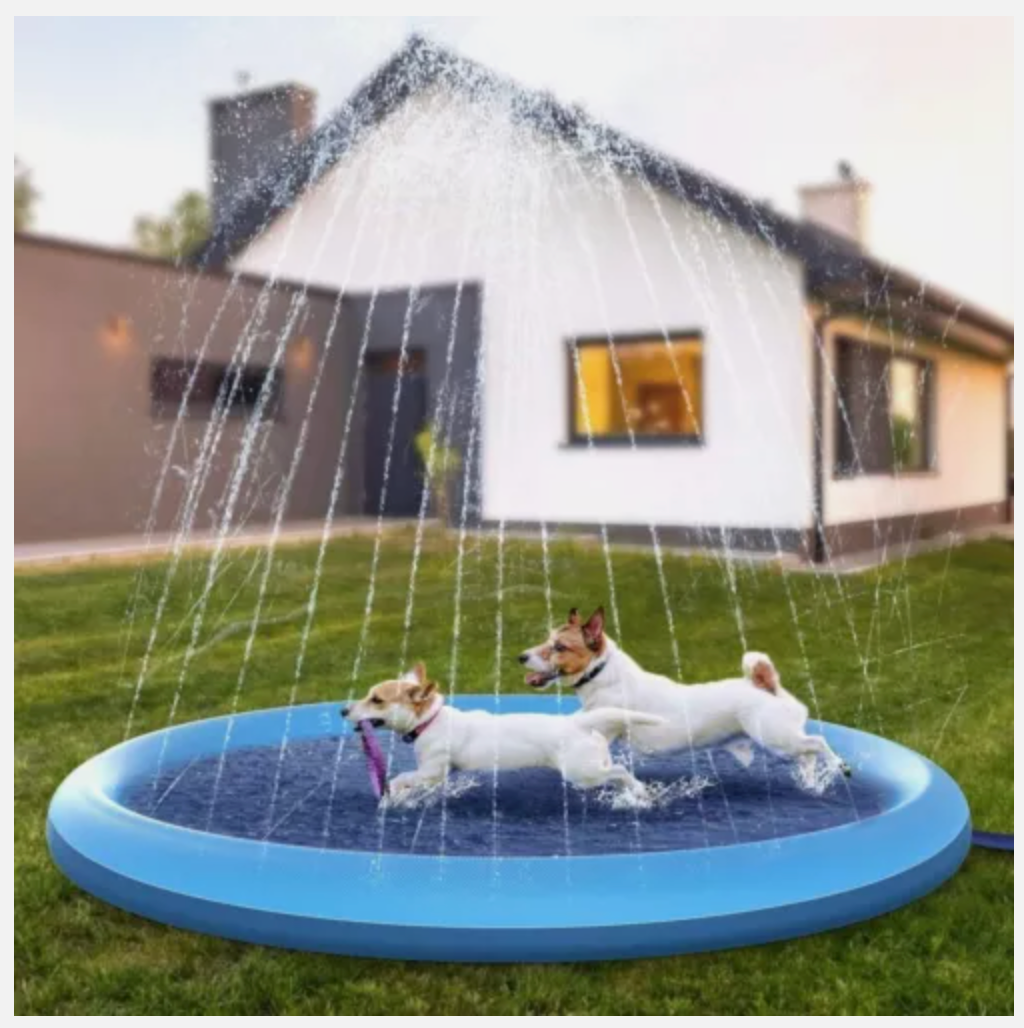 200cm Sprinkler Play Mat Water Toy Dog Pool Beach Splash Pad Centre Spray