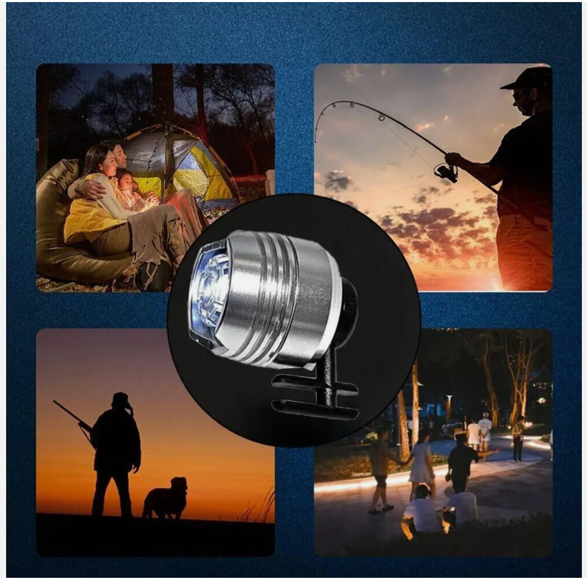 2PCS Shoes Lights Camping Headlights Charms Sandals Shoes Decor For Kids Gift