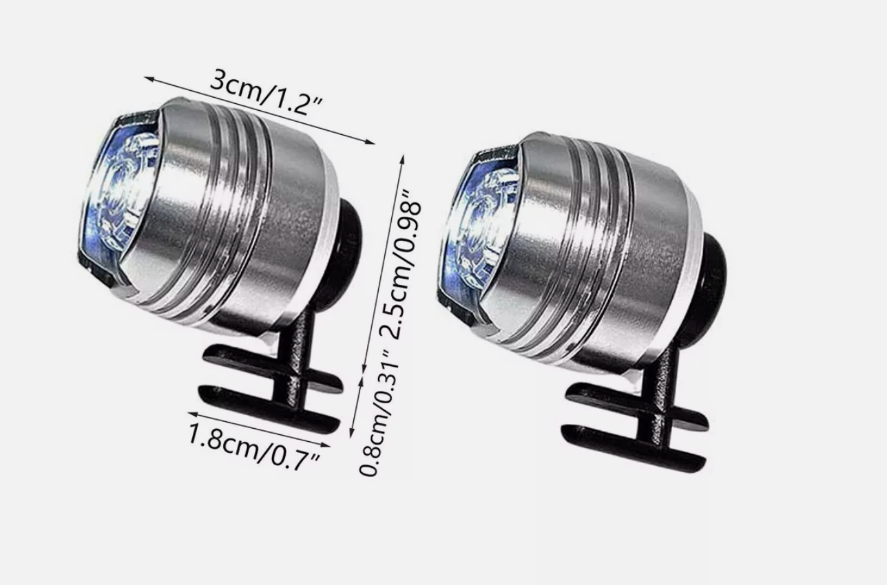 2PCS Shoes Lights Camping Headlights Charms Sandals Shoes Decor For Kids Gift