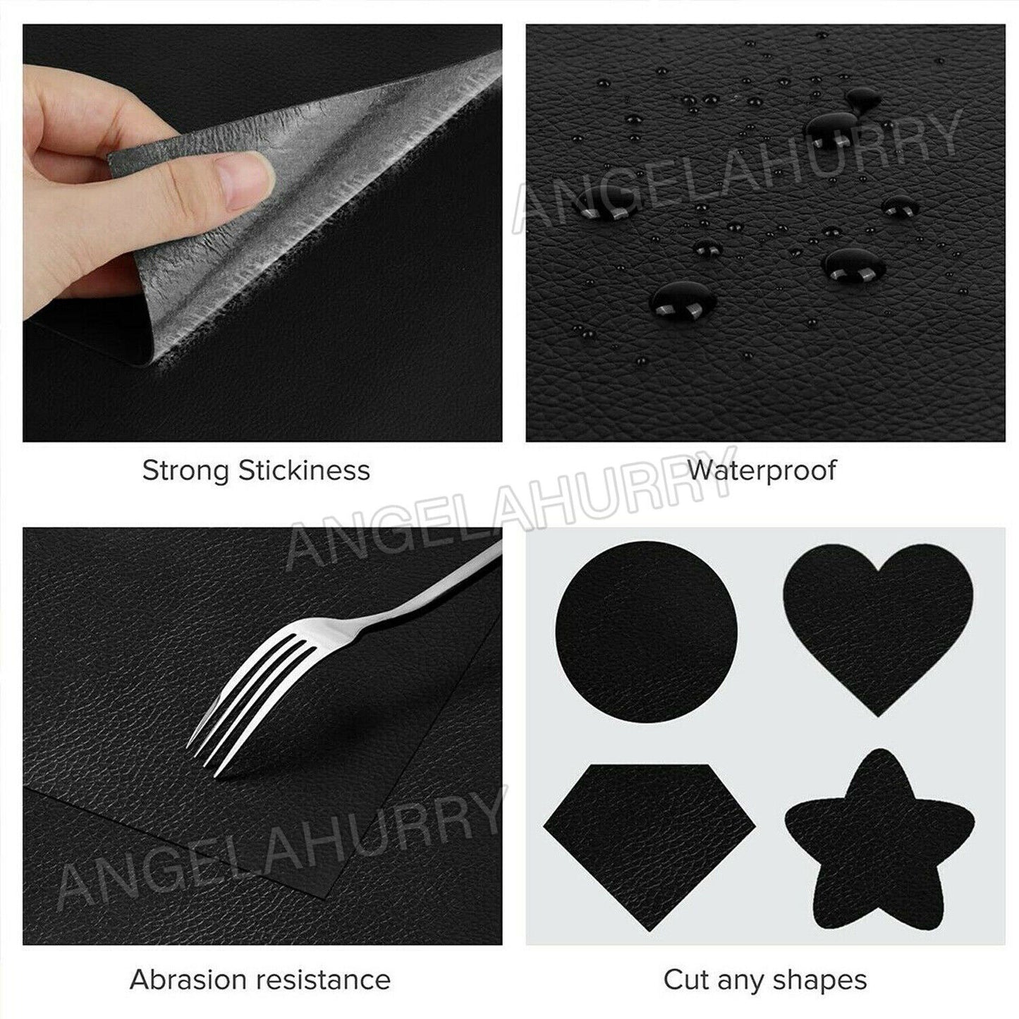 Leather Repair Kit Patch Car Seat Upholstery Filler Couch Sofa Furniture