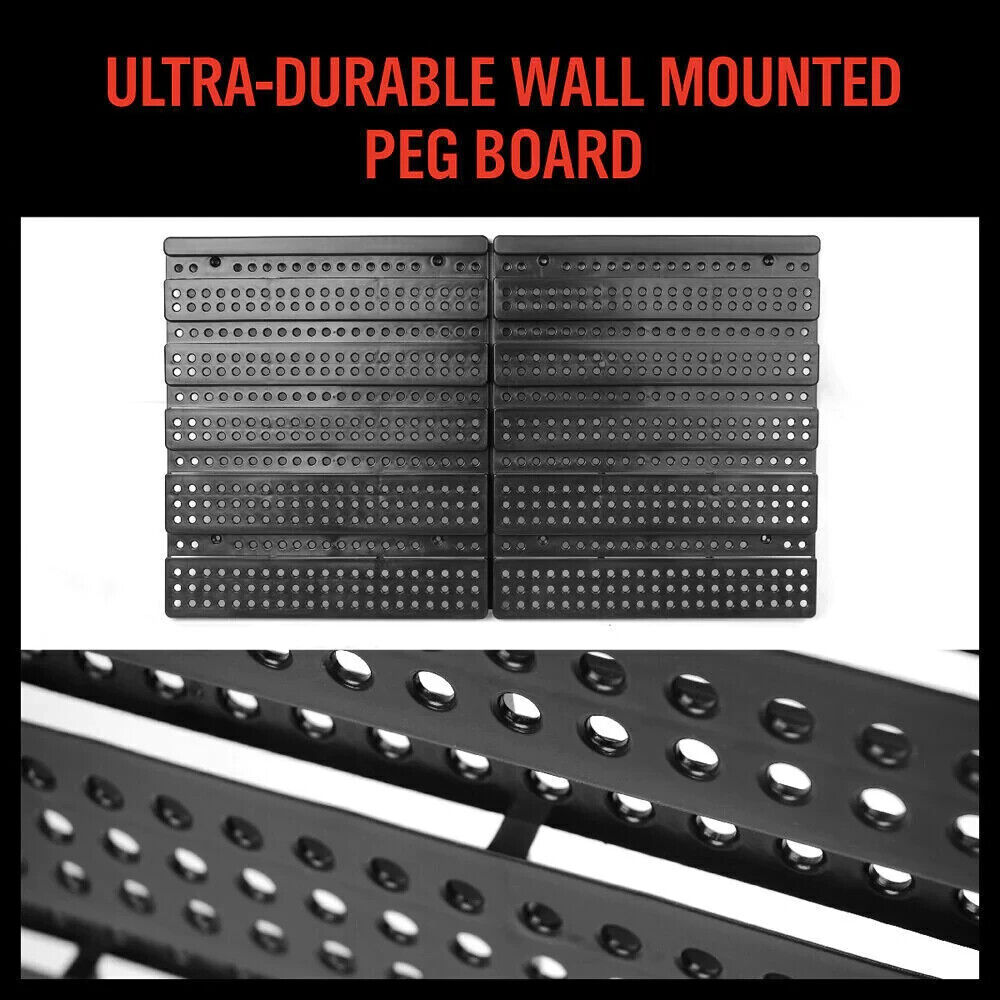 Storage Bin Rack Wall Mounted Tools Shelves Organizer Workshop Garage Nut Holder