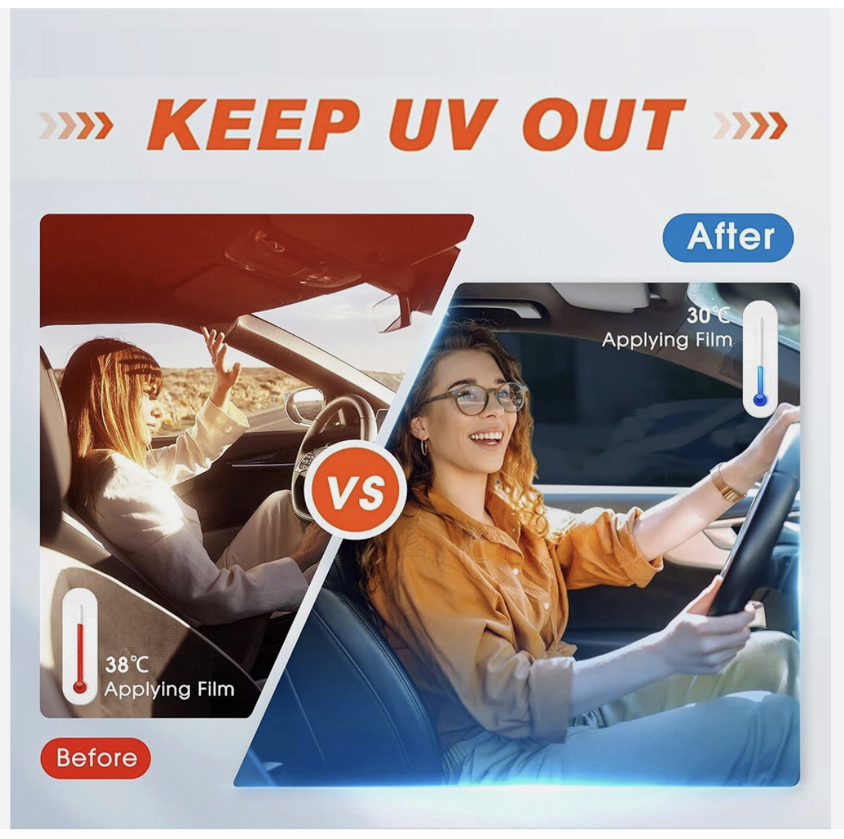 3M Window Roll Uncut Tint Film VLT 5/15/20/35/50/70% 10ft Car Home Office 50cm