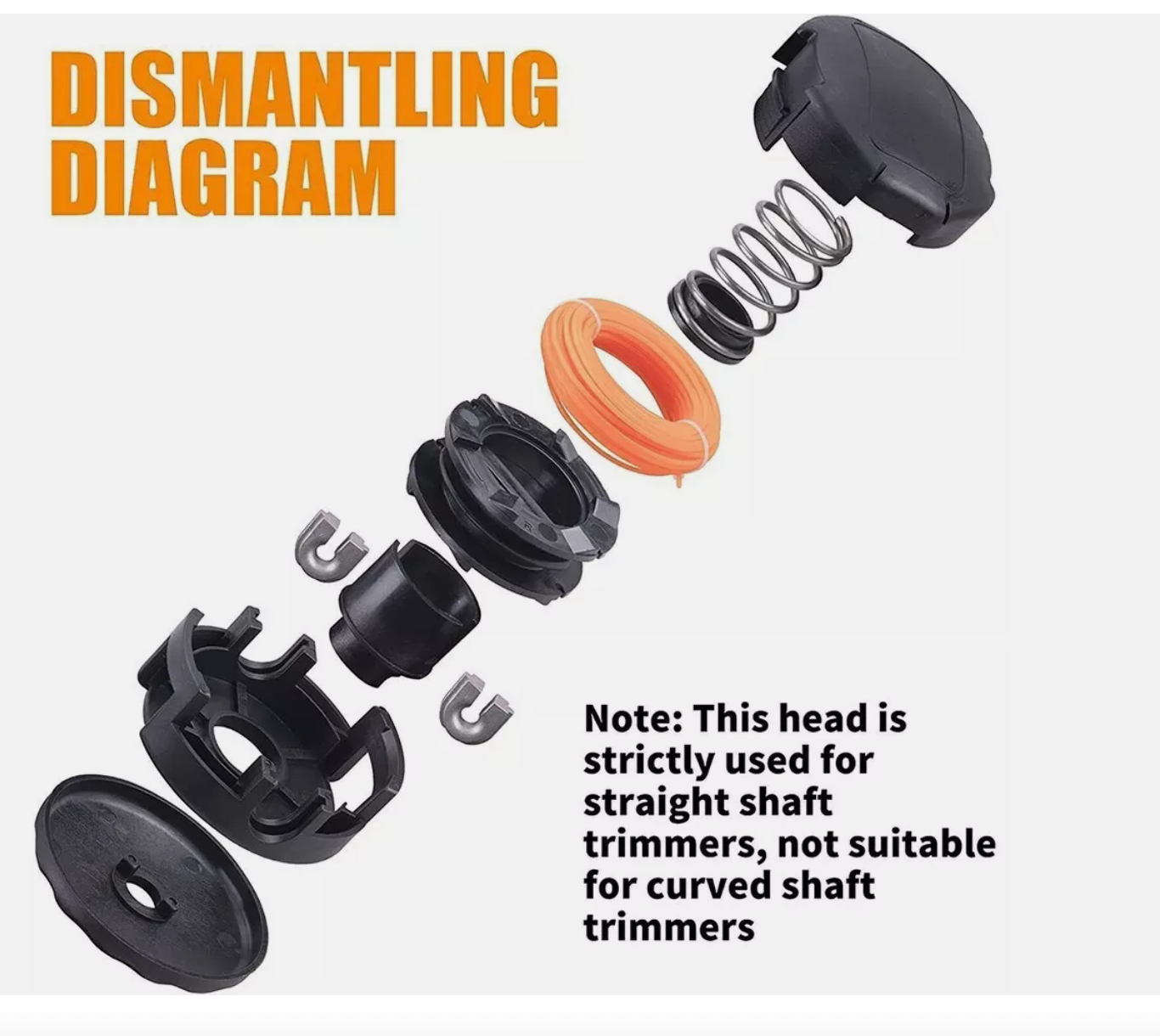 Speed Feed Trimmer Head Bump Fast Load Line Large For Whipper Snipper 4.5"