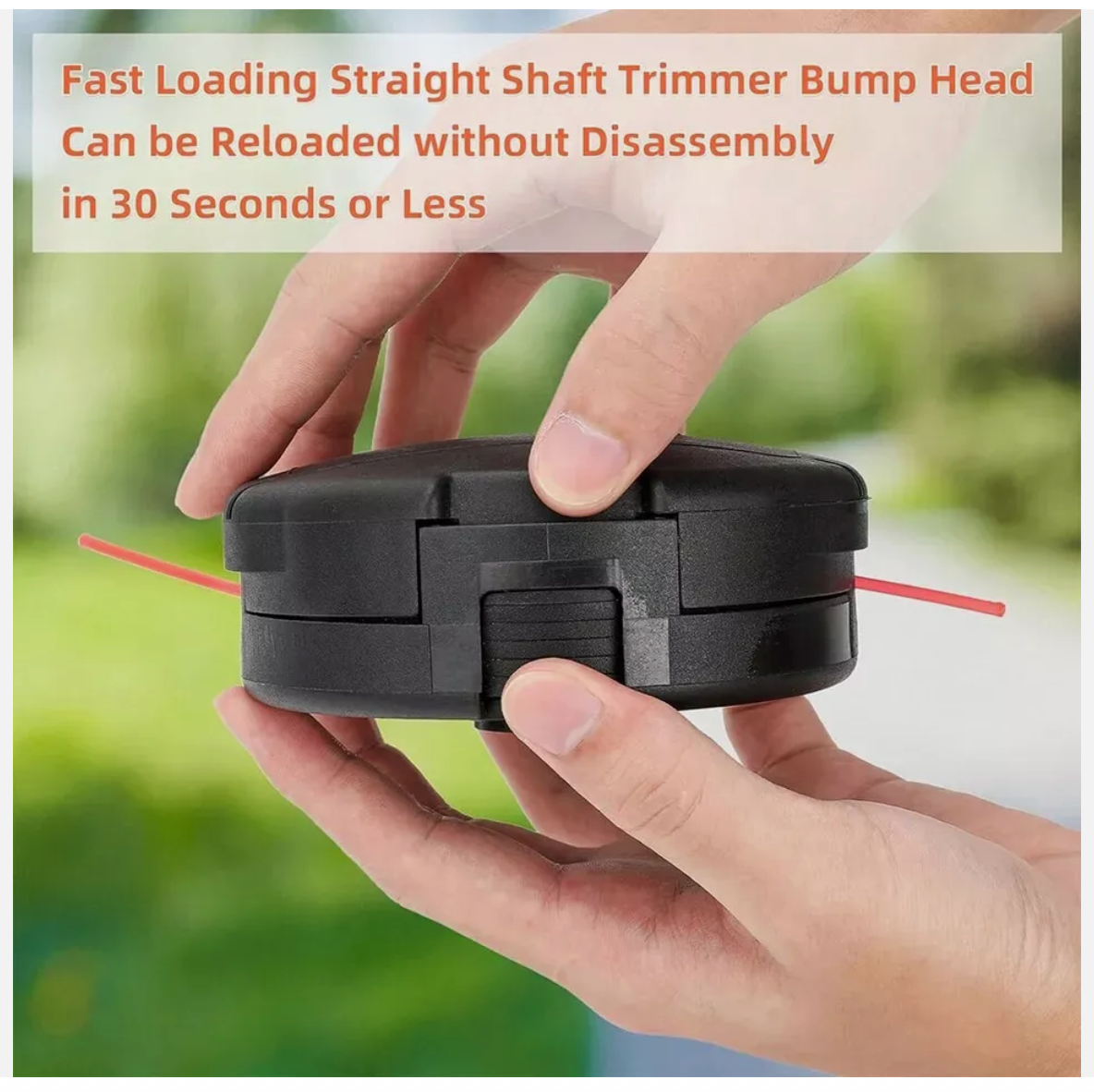 Speed Feed Trimmer Head Bump Fast Load Line Large For Whipper Snipper 4.5"