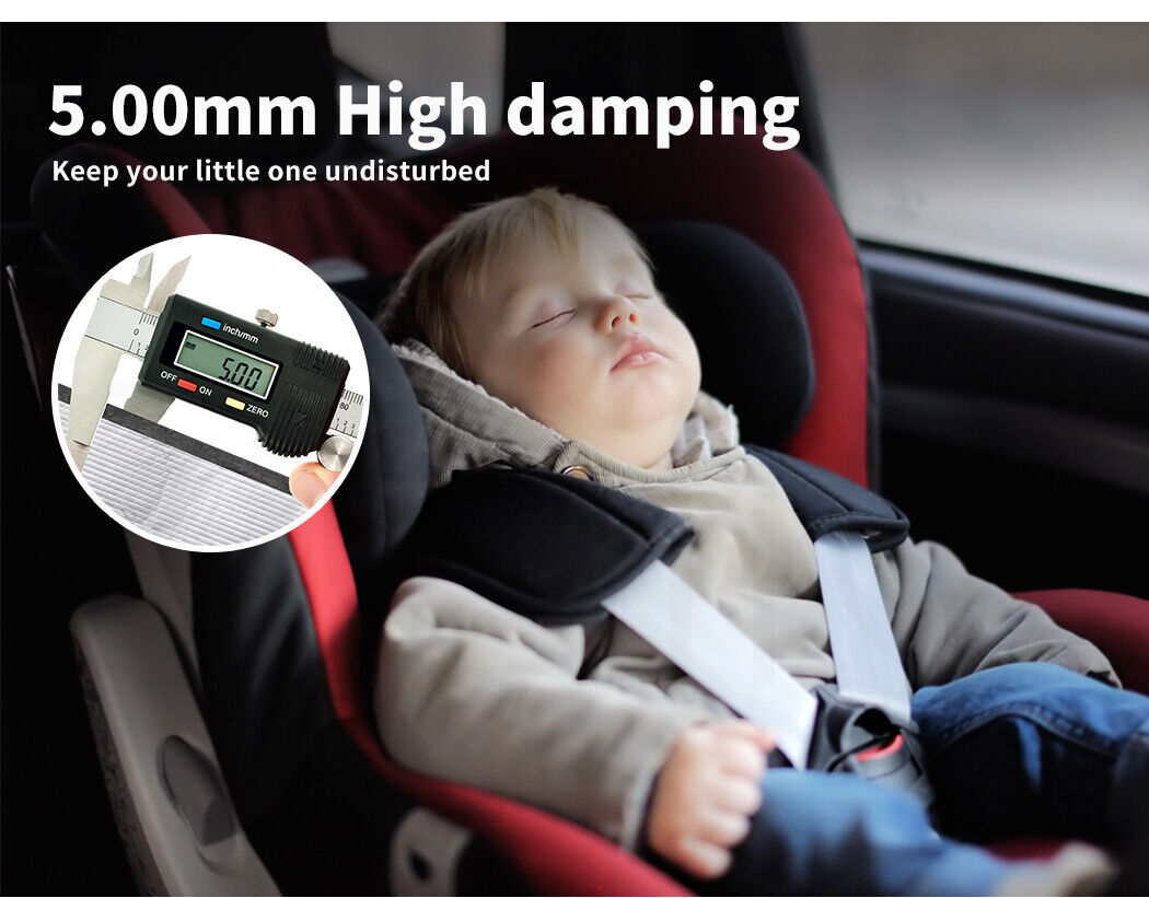 4.5M Sound Deadener Foam Insulation Heat Noise Proofing Car Mat Roller 5mm Thicker