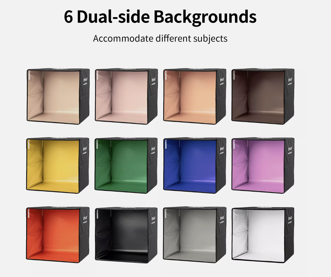 40cm Photography Large LED Light Box Tent Backdrop Foldable Studio Photo