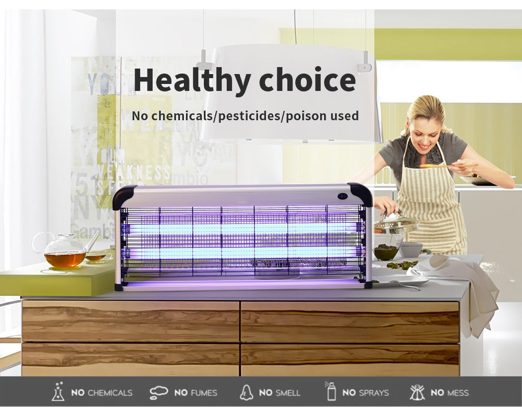 Electric UV Mosquito Fly Insect Killer Bug Zapper Trap Lamp Indoor Outdoor Light