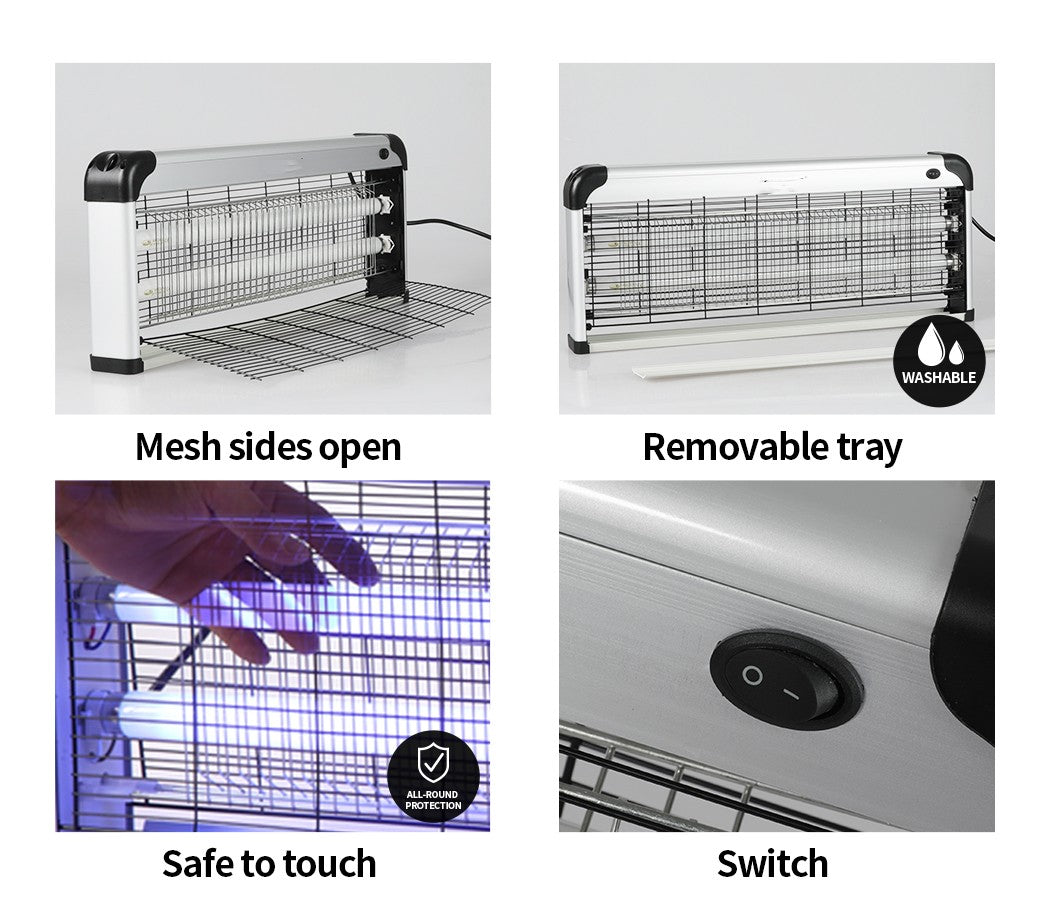 Electric UV Mosquito Fly Insect Killer Bug Zapper Trap Lamp Indoor Outdoor Light