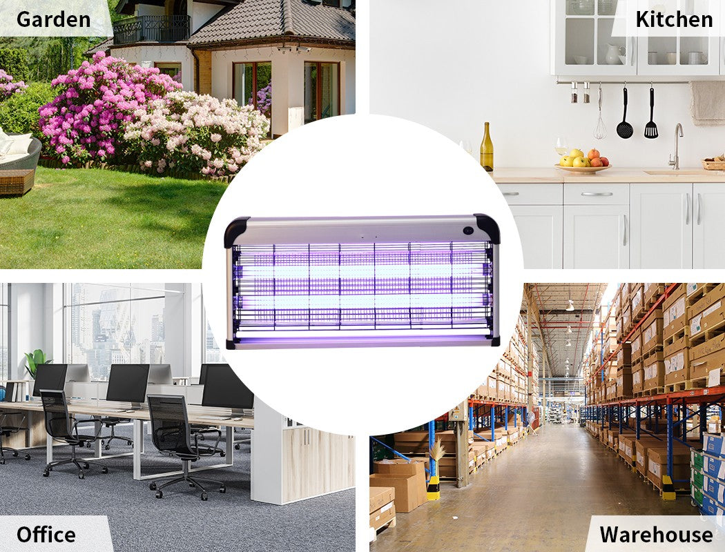 Electric UV Mosquito Fly Insect Killer Bug Zapper Trap Lamp Indoor Outdoor Light