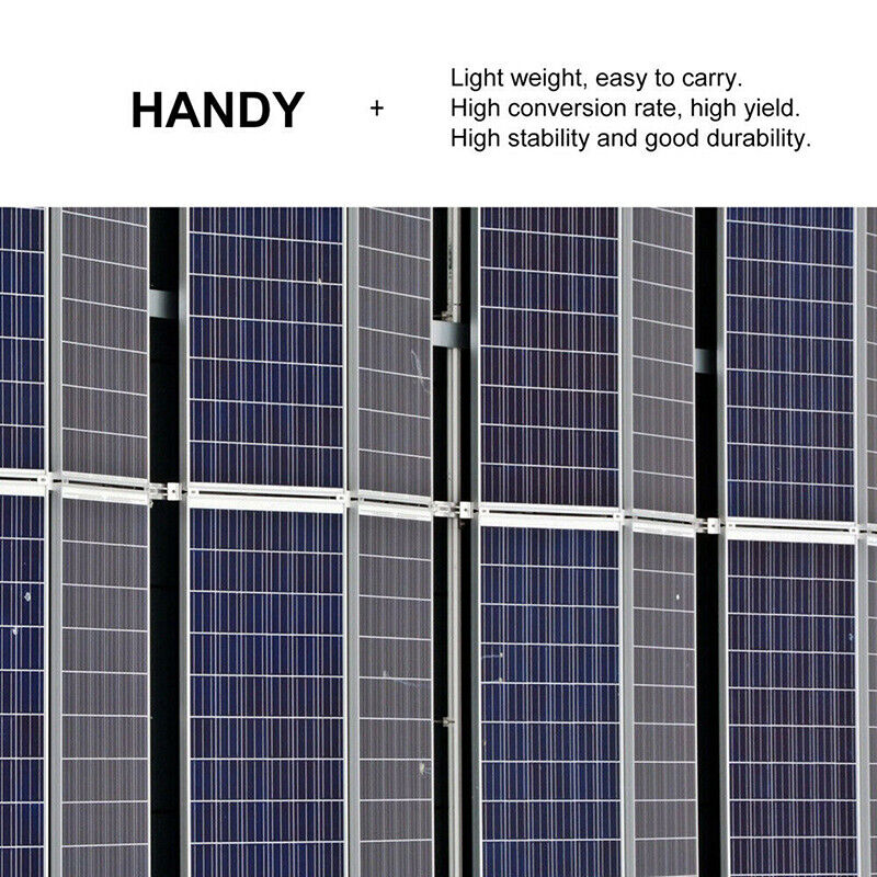 40W Portable Polycrystalline Solar Panel Kit 12V Battery Charger Camper Caravans