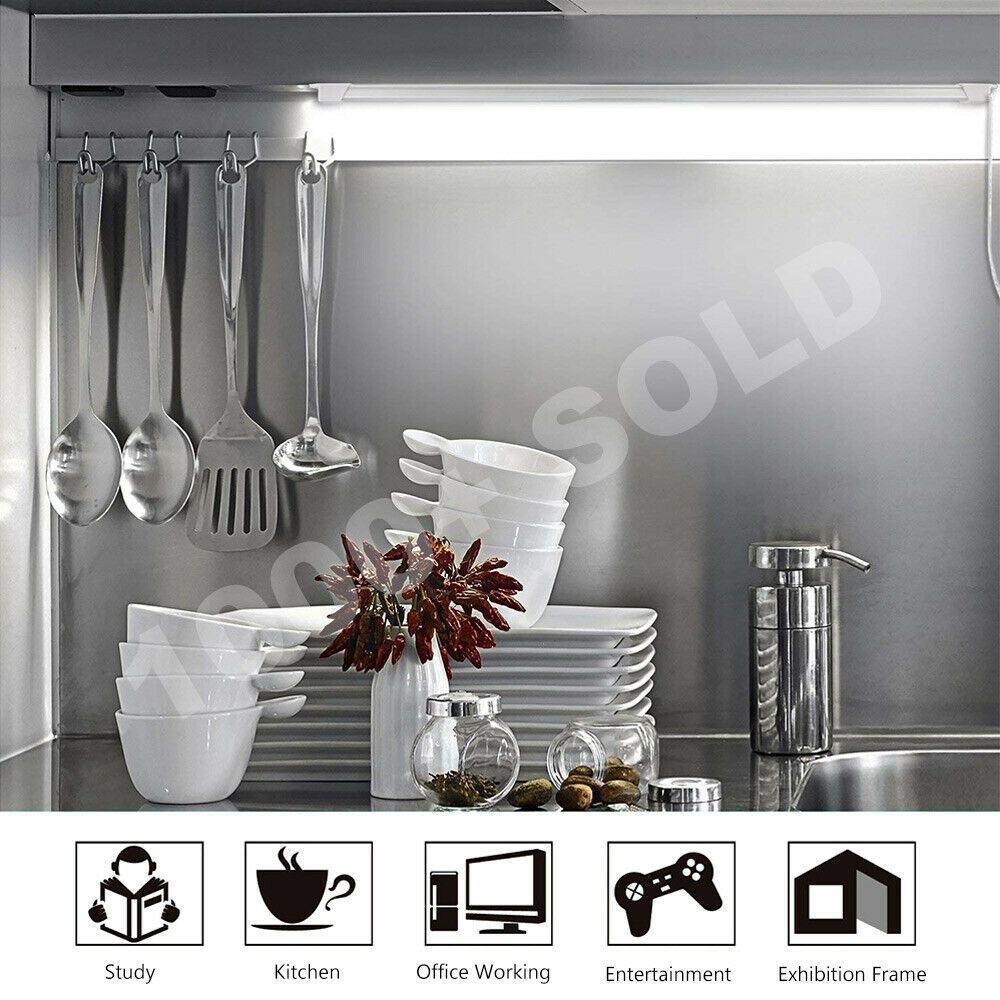 4x LED strip lights Bar Car 12V Waterproof caravan boat fishing camping lights