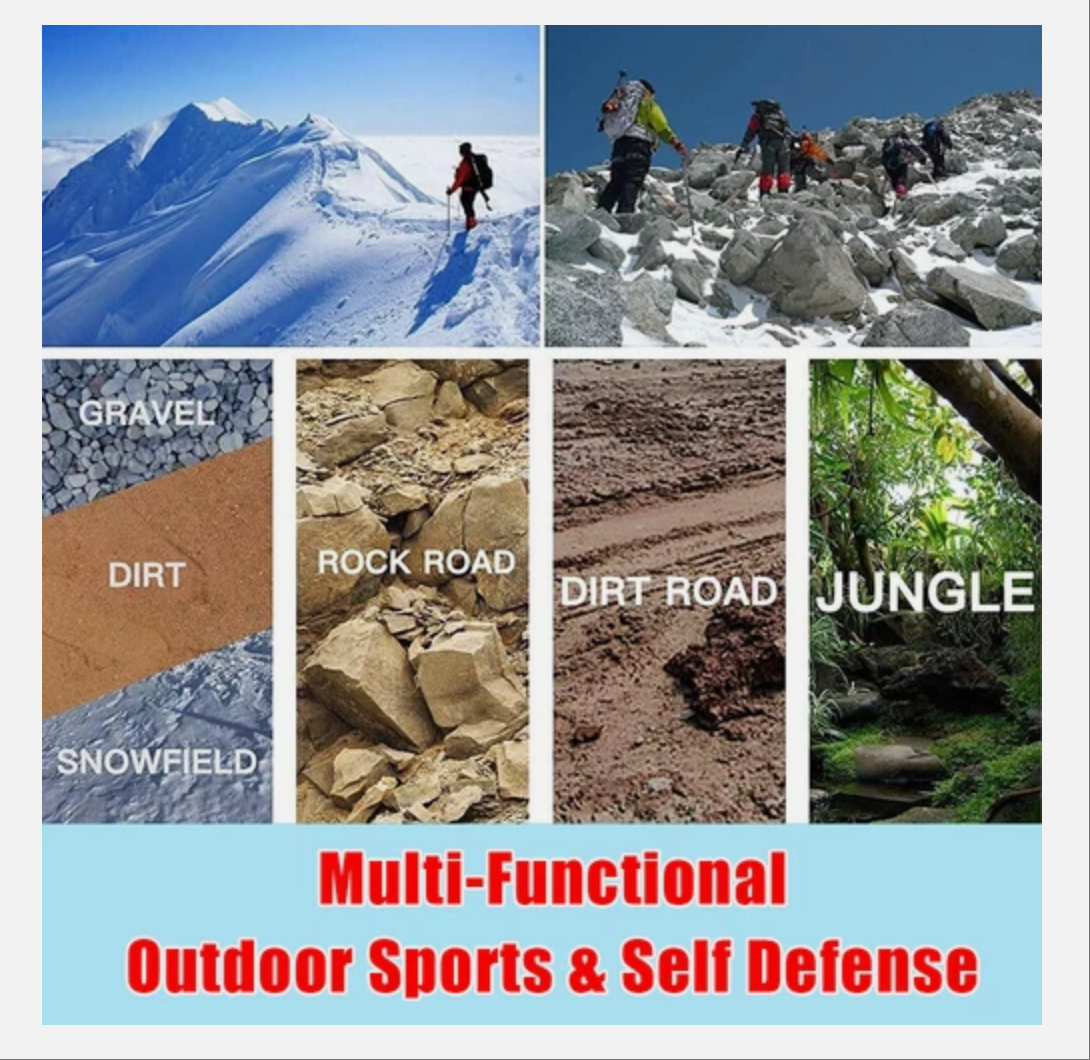 Retractable Hand Held Pole 24-52CM Extendable Compact Portable Outdoor Sports