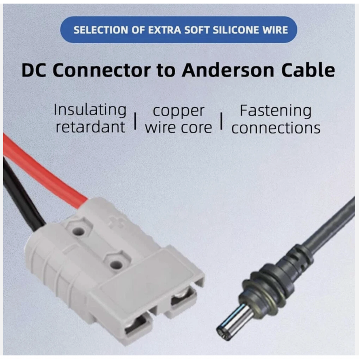 5 Metre Starlink Mini Plug N Play Power Cable 12V/24V 50A Anderson Plug Lead RV/Off-Grid