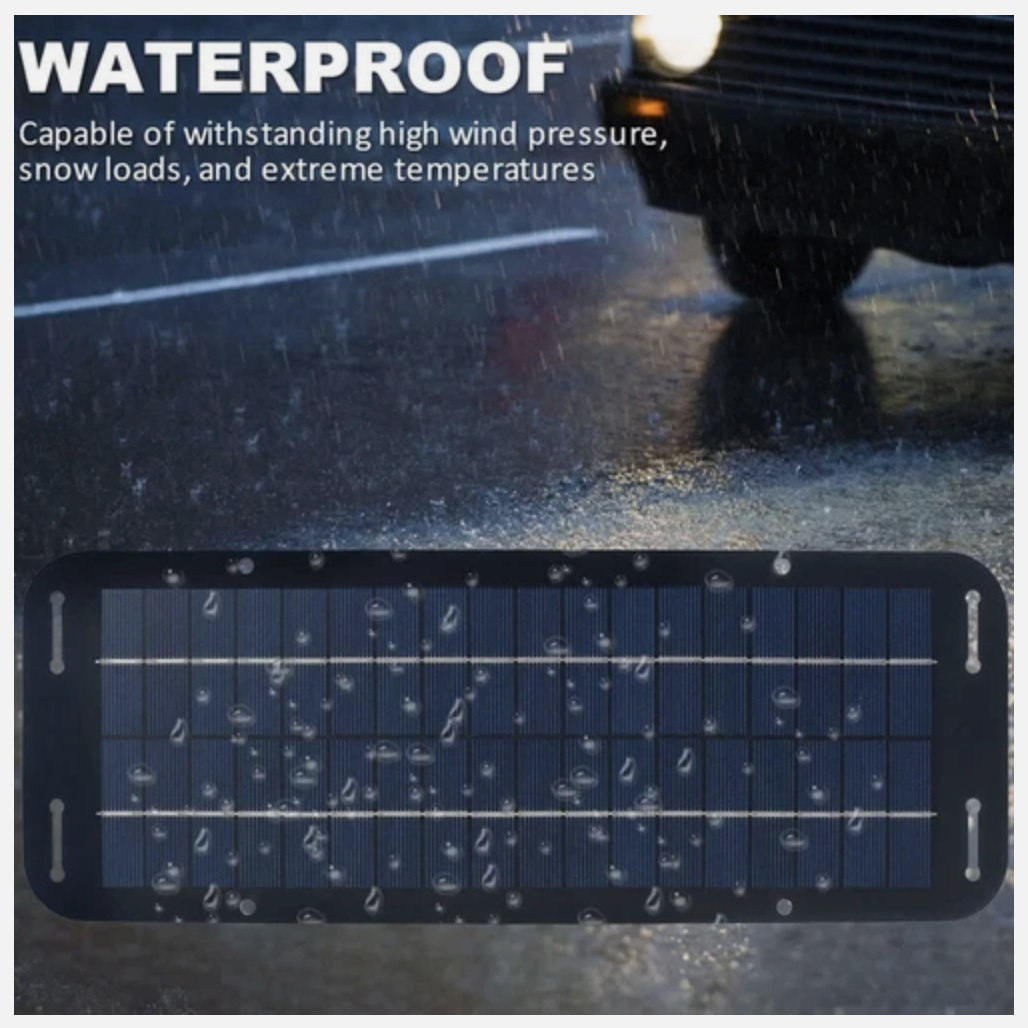 12V Solar Panel Kit 60W Waterproof Trickle Battery Charger Powered for Car RV