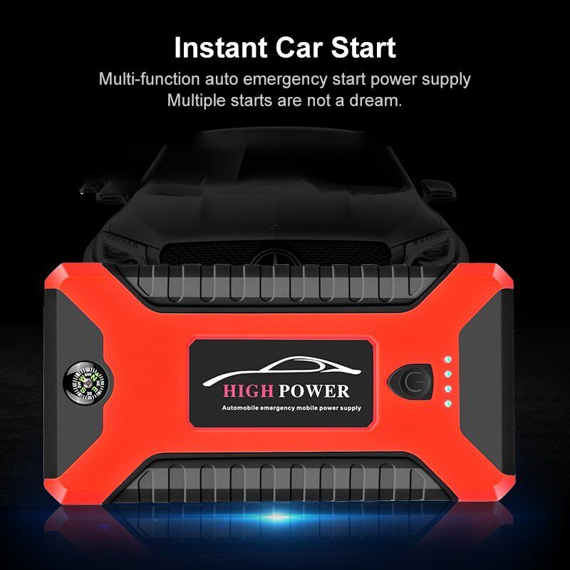 Car Jump Starter 99800mAh Power Bank Pack Vehicle Charger Battery Engine Booster