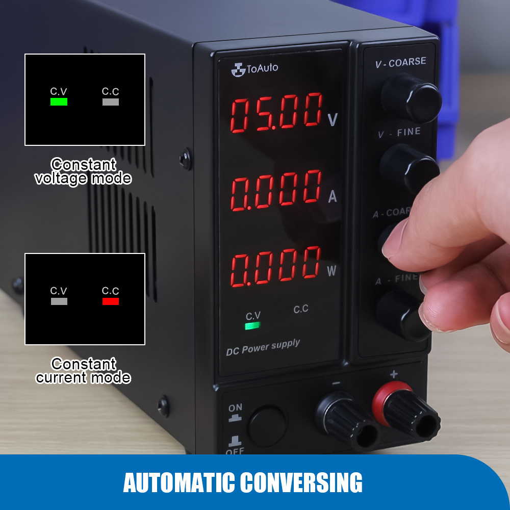 Adjustable DC Power Supply 30V 10A/6A Precision LED Digital Variable Switching