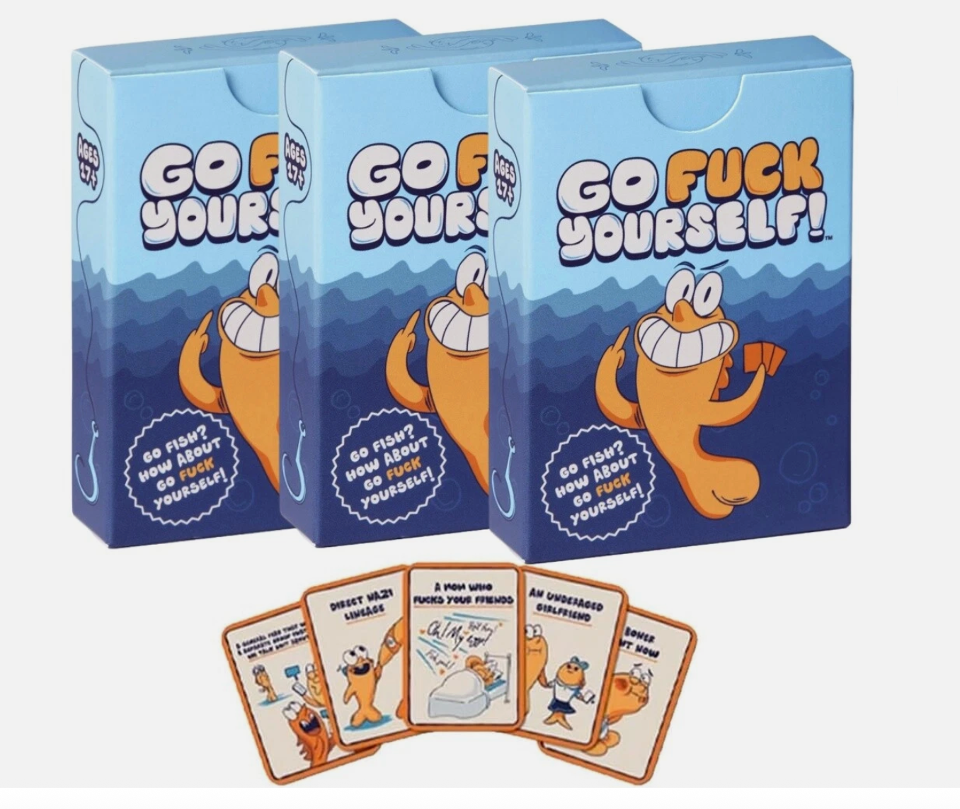 Go Fuc Yourself The Adult Go Fish Game You've Always Wanted Hilarious Card Game