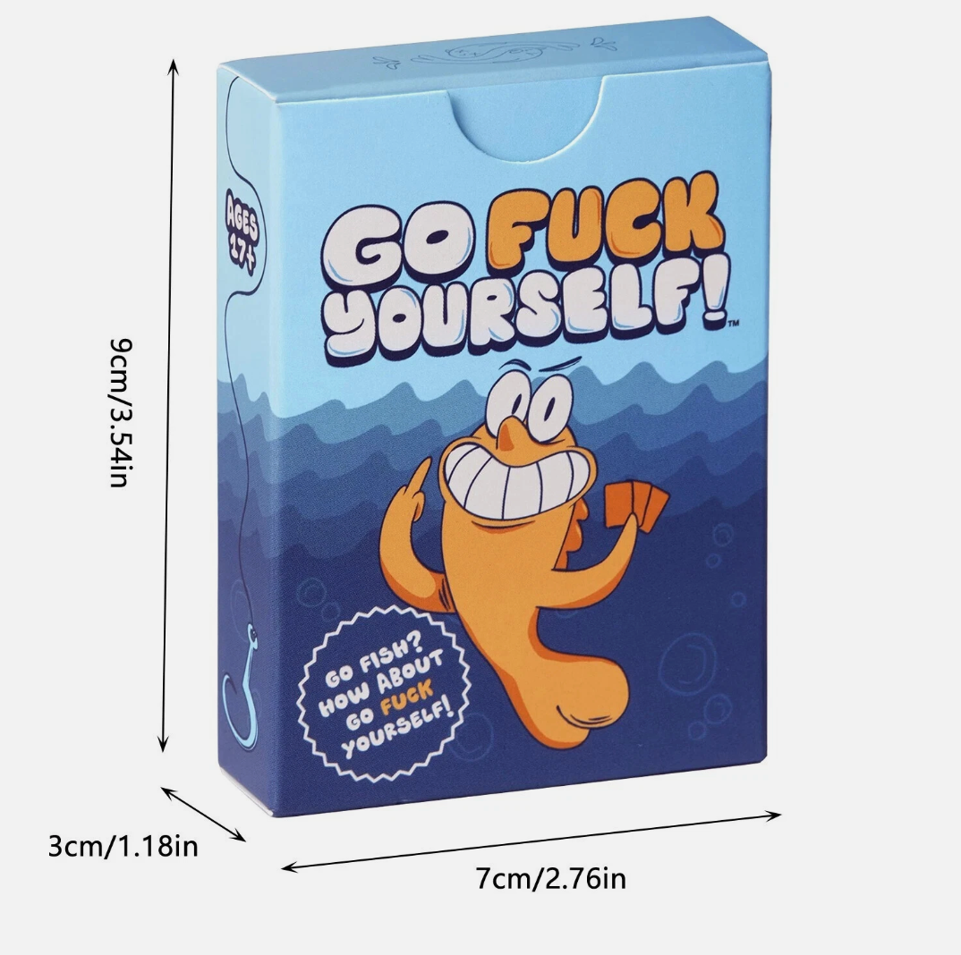 Go Fuc Yourself The Adult Go Fish Game You've Always Wanted Hilarious Card Game