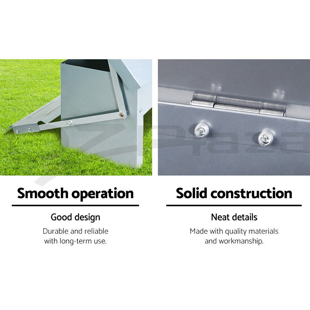 Automatic Chicken Feeder Auto Coop Chick Poultry Treadle Self Opening