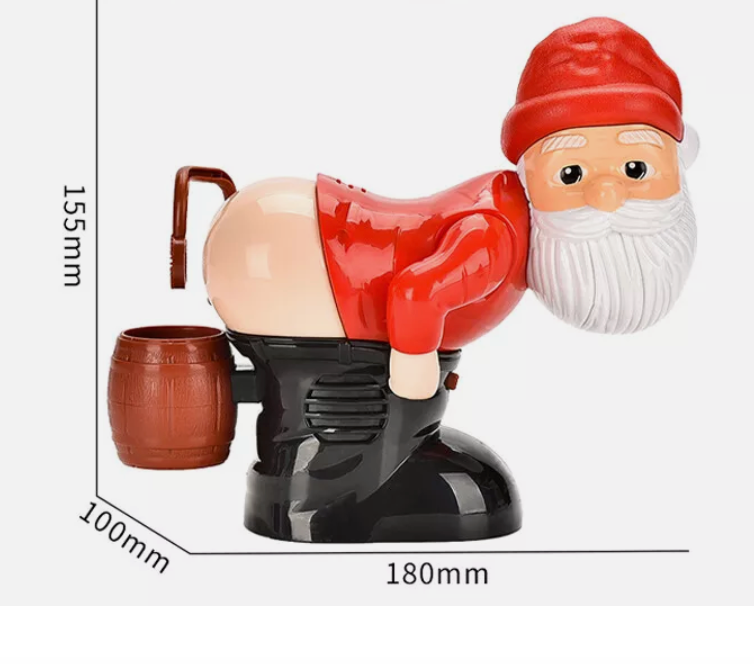 Bubble Maker Toy Santa Claus Funny Music Automatic Fart Bubble Blower Lights DM
