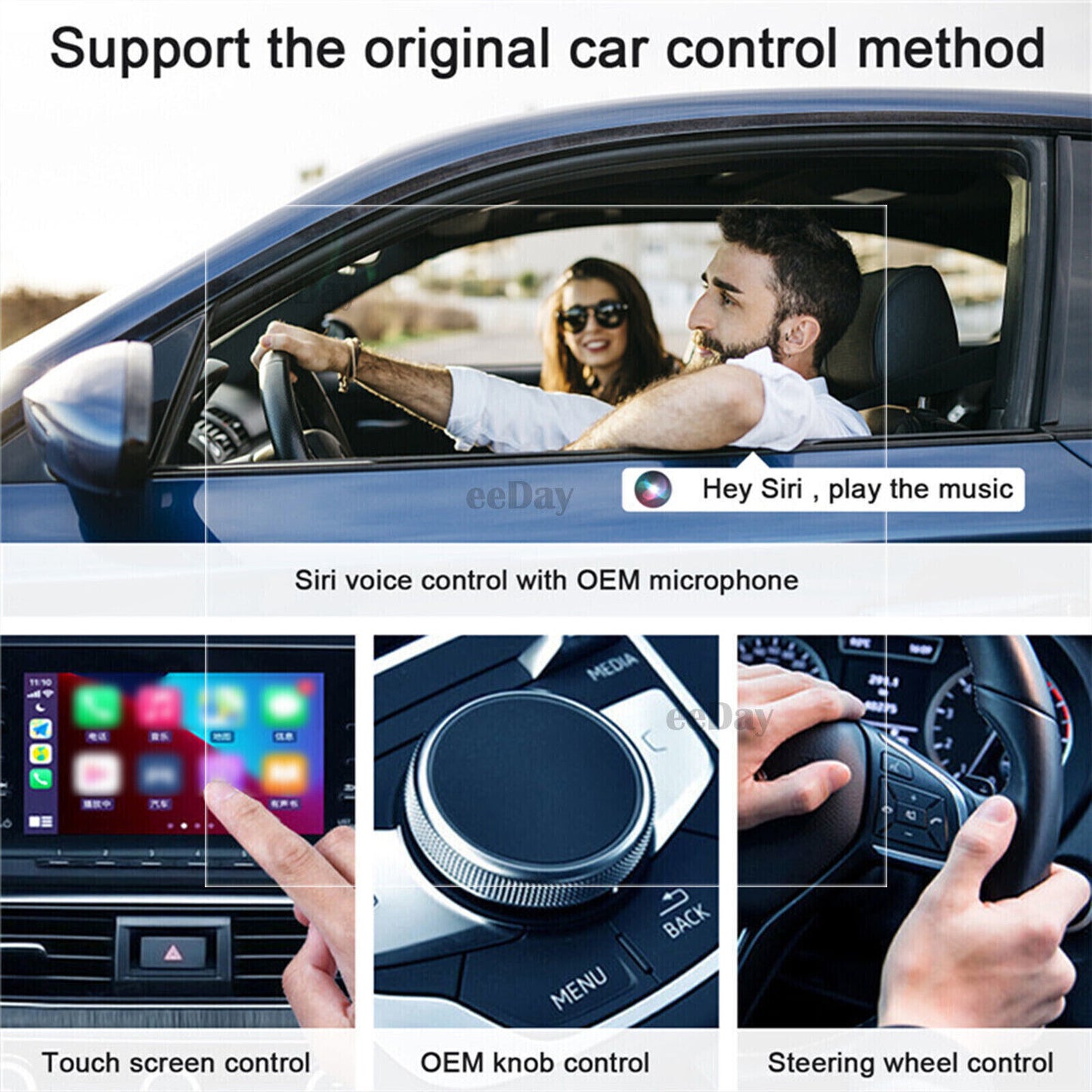 USB Wireless CarPlay Adapter Dongle For Apple iOS Car Auto Navigation Player NEW