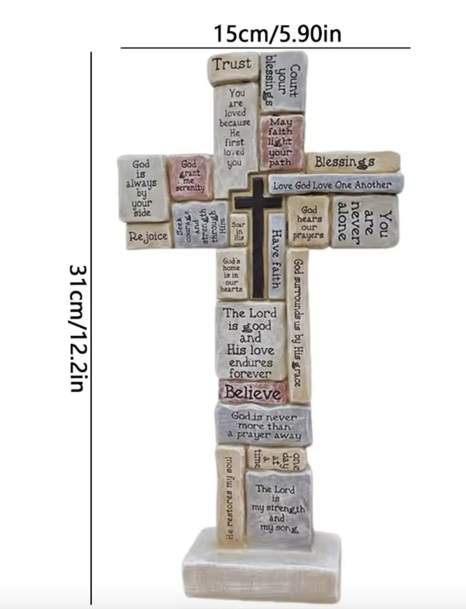 Christian Cross Statue