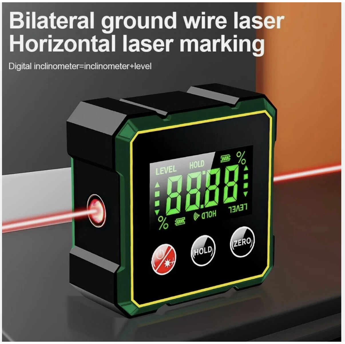 360° Magnetic LCD Digital Level Angle Finder Protractor Inclinometer Gauge