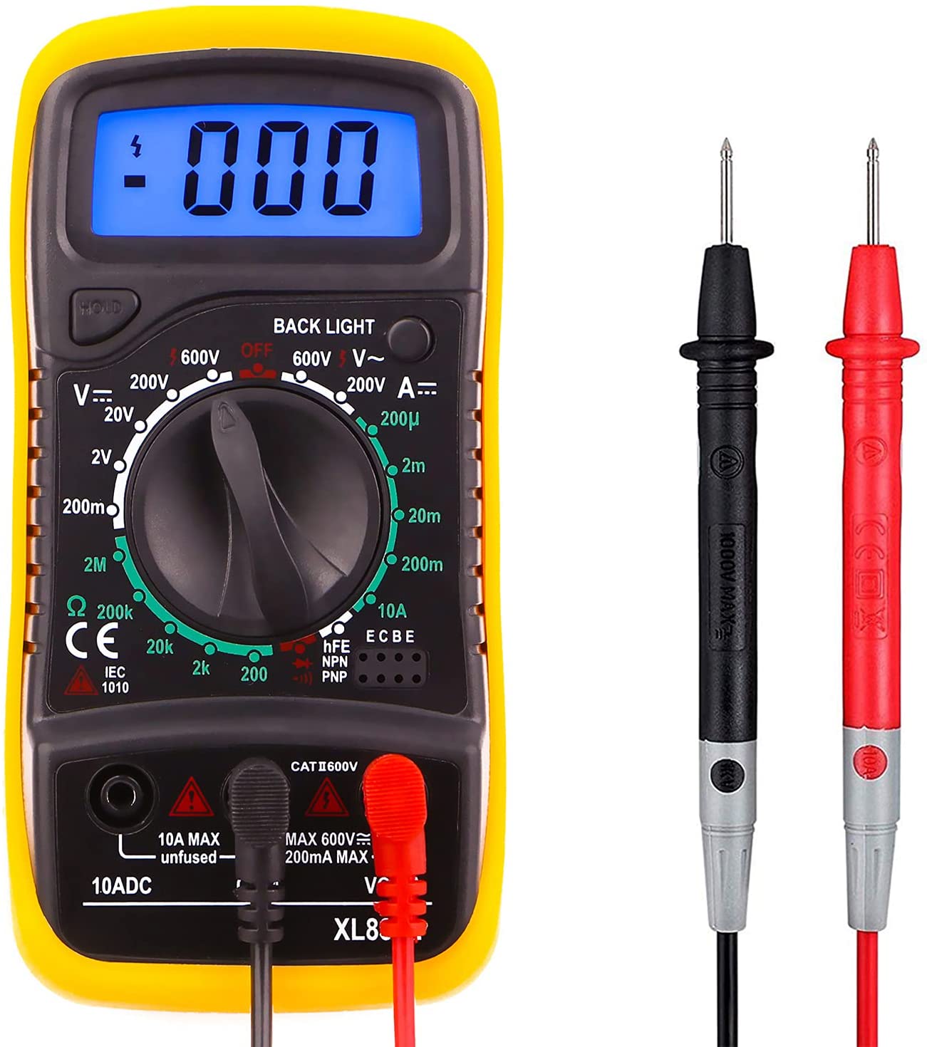 Digital LCD multimeter