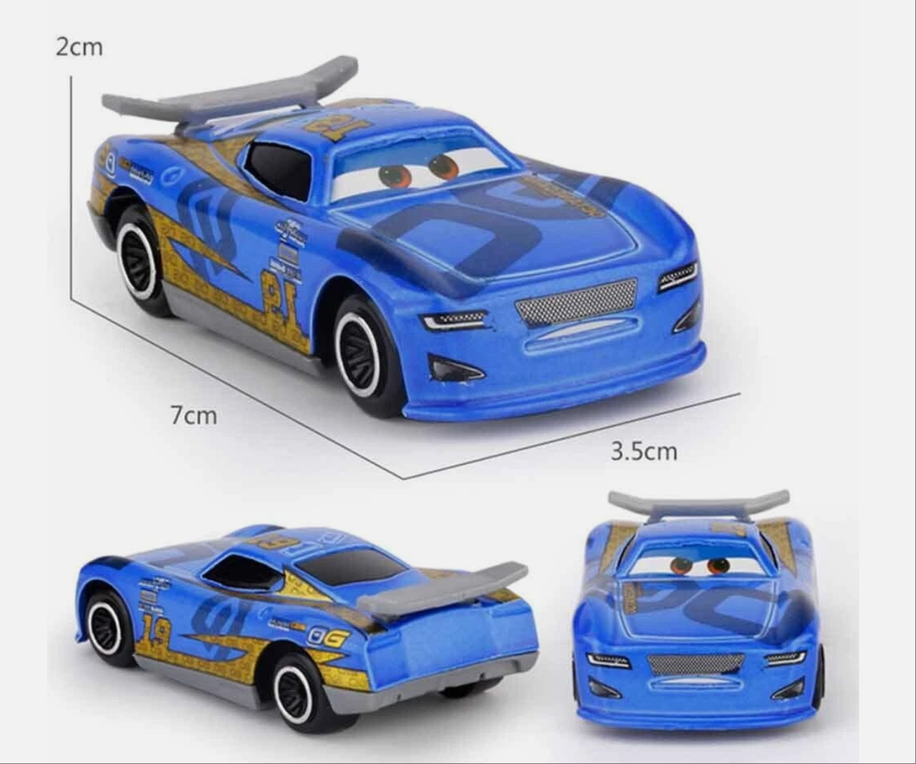 6pcs Disney Cars Lightning Mcqueen Kids Child Boy PVC Diecast Vehicles Truck Toy