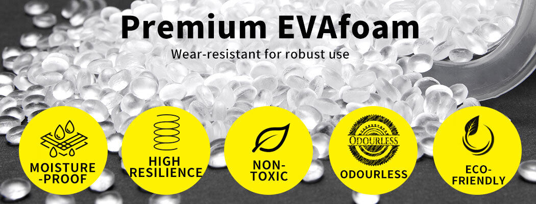 EVA Foam Mat 12Pcs Gym Floor Mats Interlocking Heavy Duty Baby Kids Play