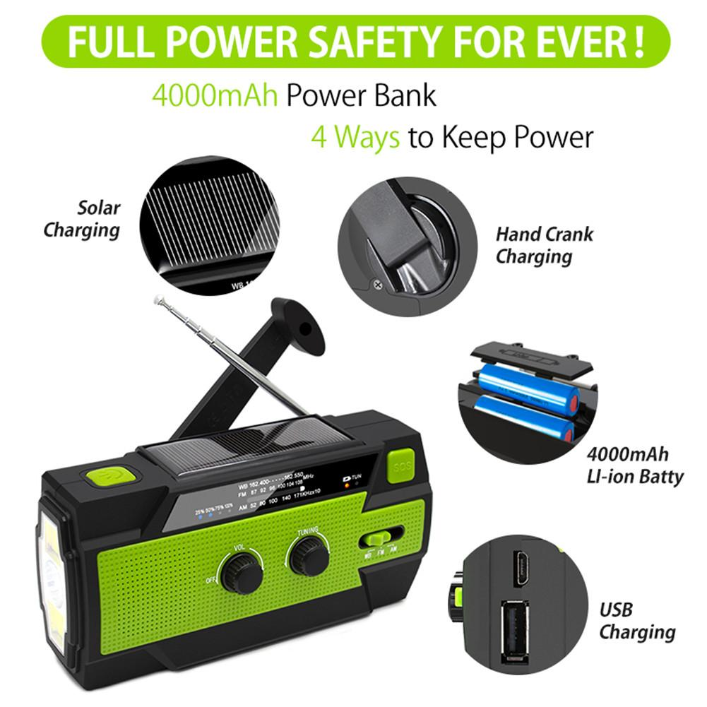 Solar Power Radio Powerbank