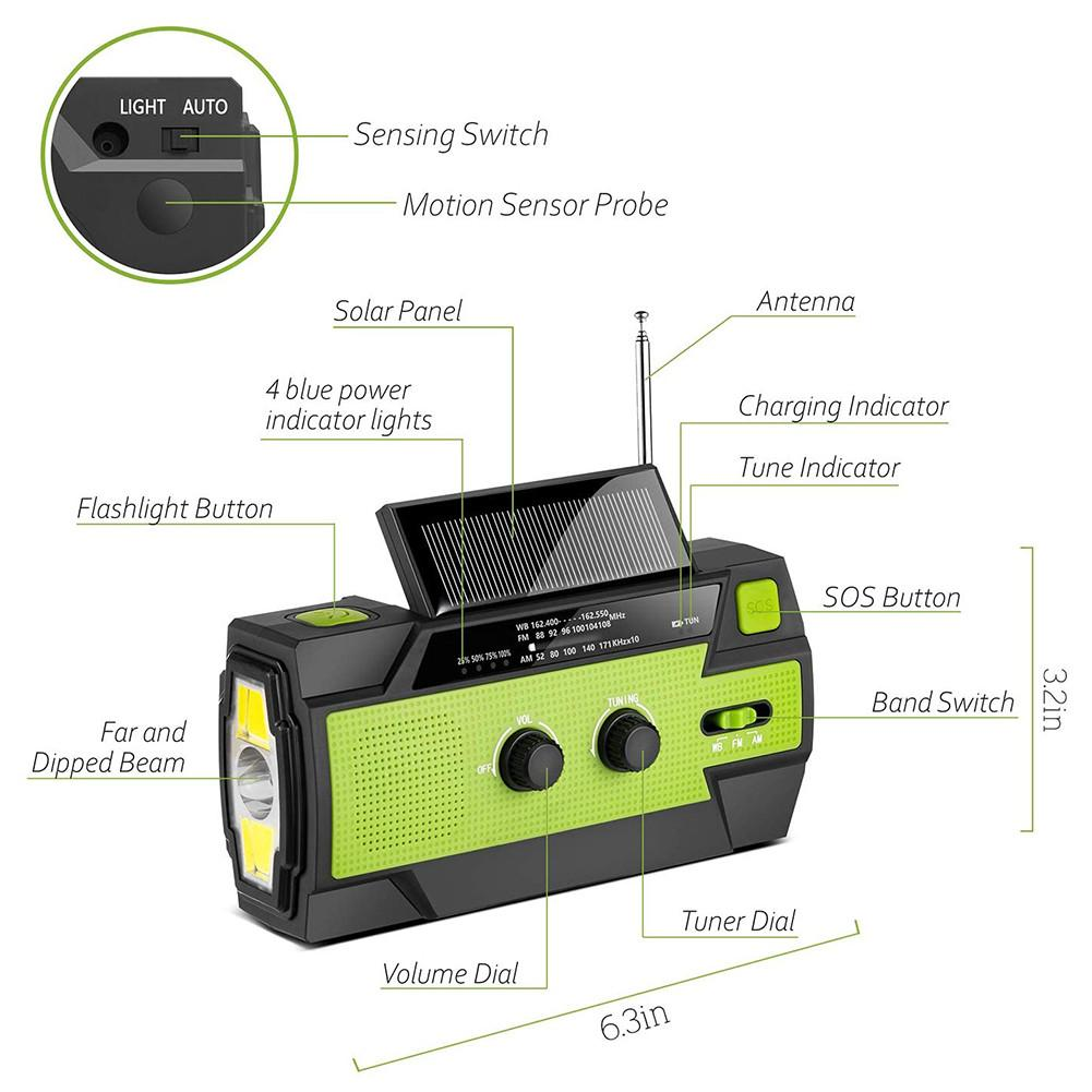 Solar Power Radio Powerbank