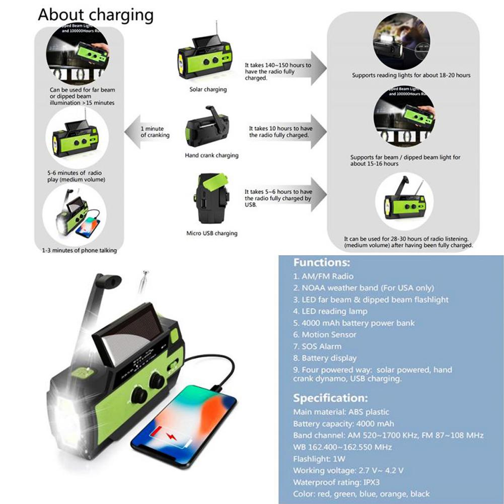Solar Power Radio Powerbank