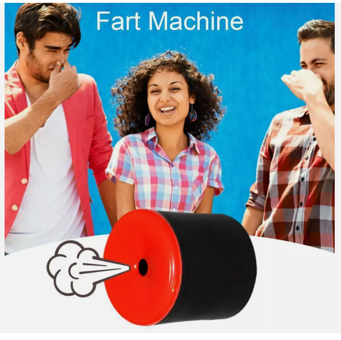 2PCS Create Farting Sounds Squeeze Toy Fun Fart Pooter Gag Joke Machine Party