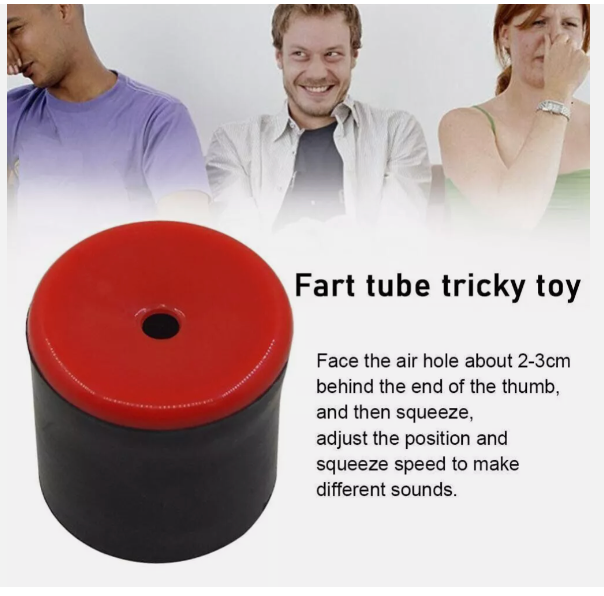 2PCS Create Farting Sounds Squeeze Toy Fun Fart Pooter Gag Joke Machine Party