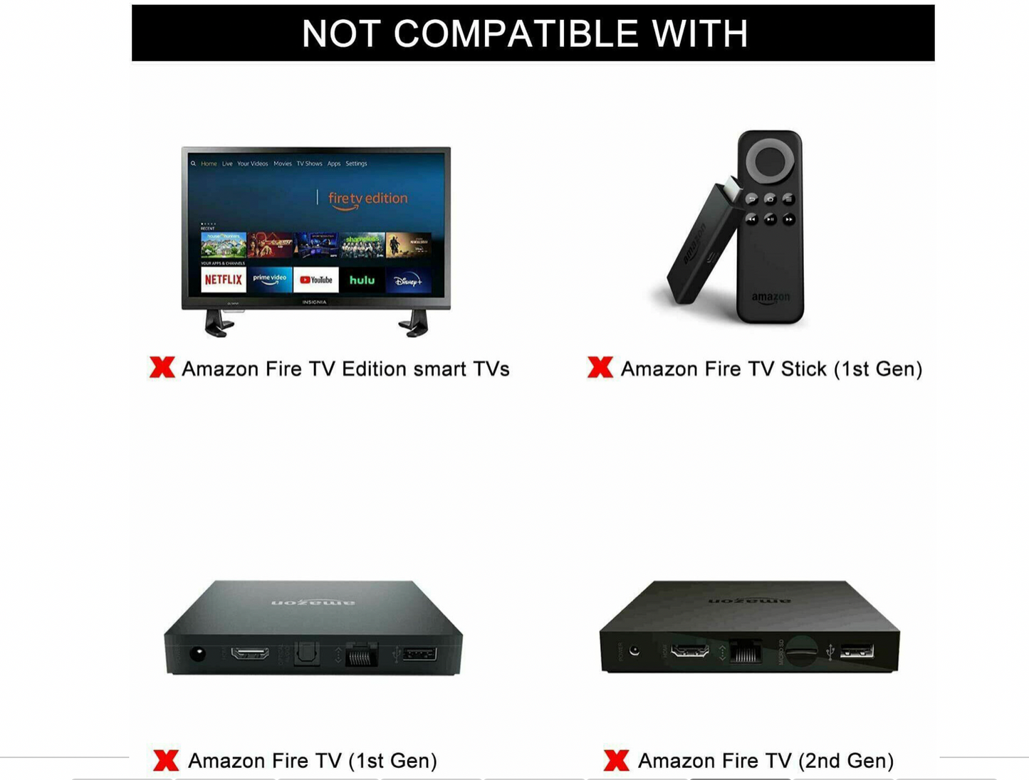 Replace L5B83G For Amazon Fire TV Stick 4K Fire TV Cube Voice Remote Control