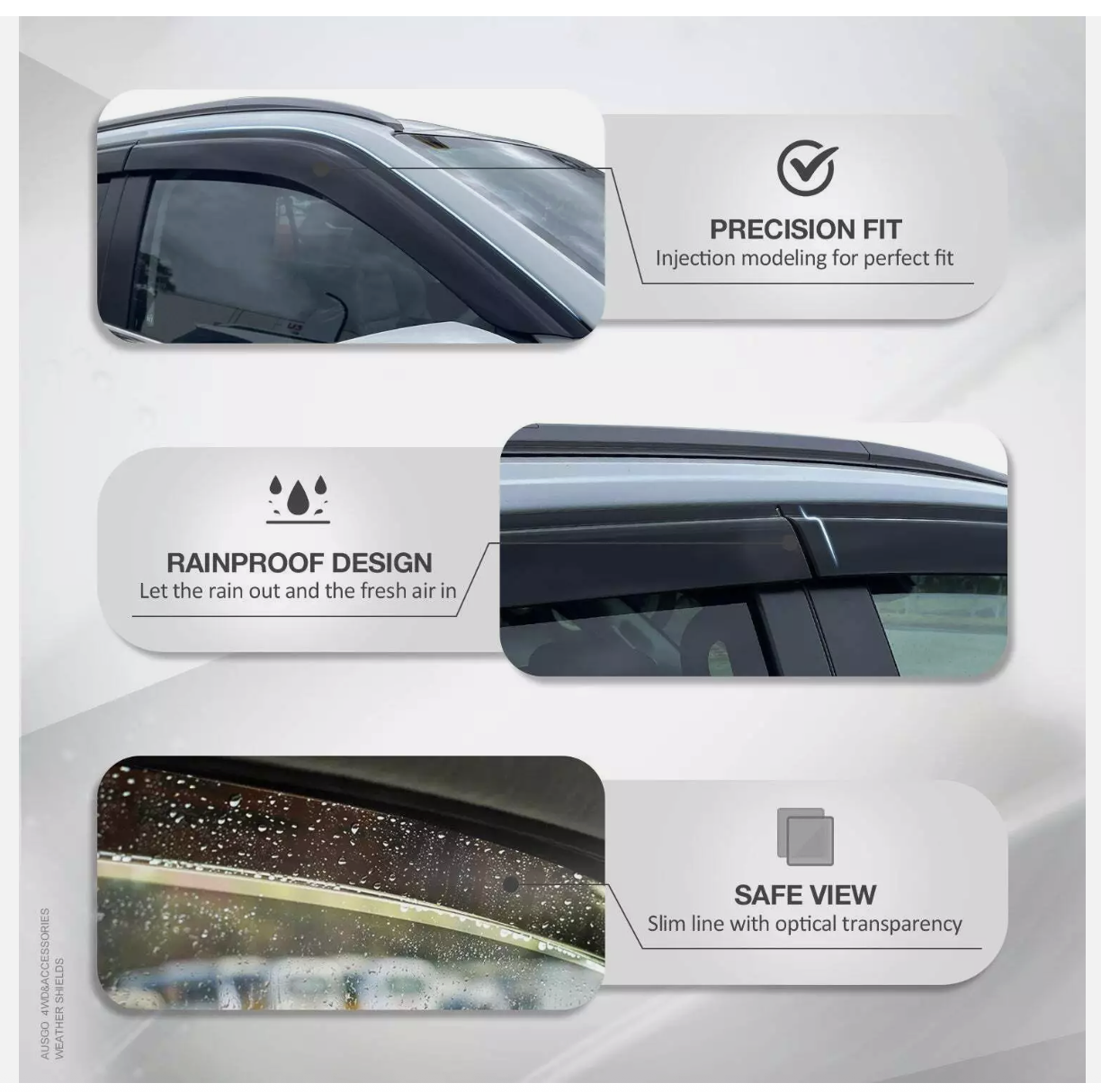 Weather Shields for Ford Everest Next-Gen 2022-2025