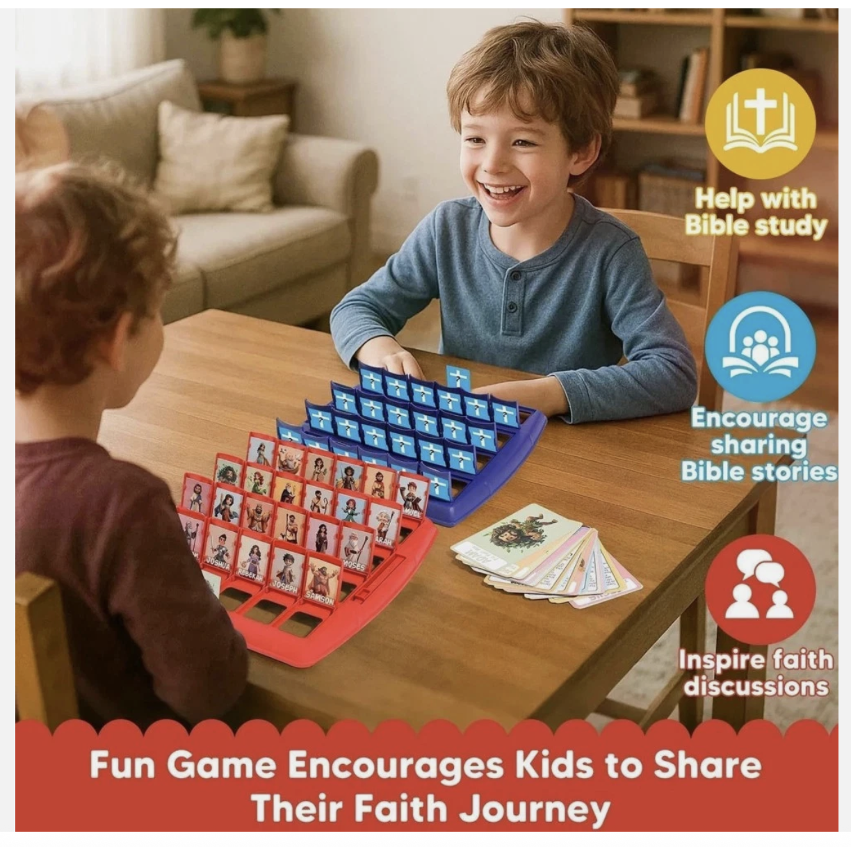 Guess Bible Who I Am Board Games