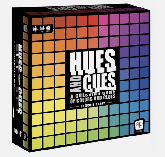 HUES and CUES A Guessing Game Vibrant Color Guessing Board Game For 3-10 Players