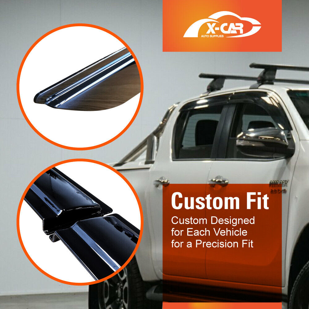 Weathershields for Toyota Hilux SR5 Double Dual Cab 2015-2023 Car Window Visor