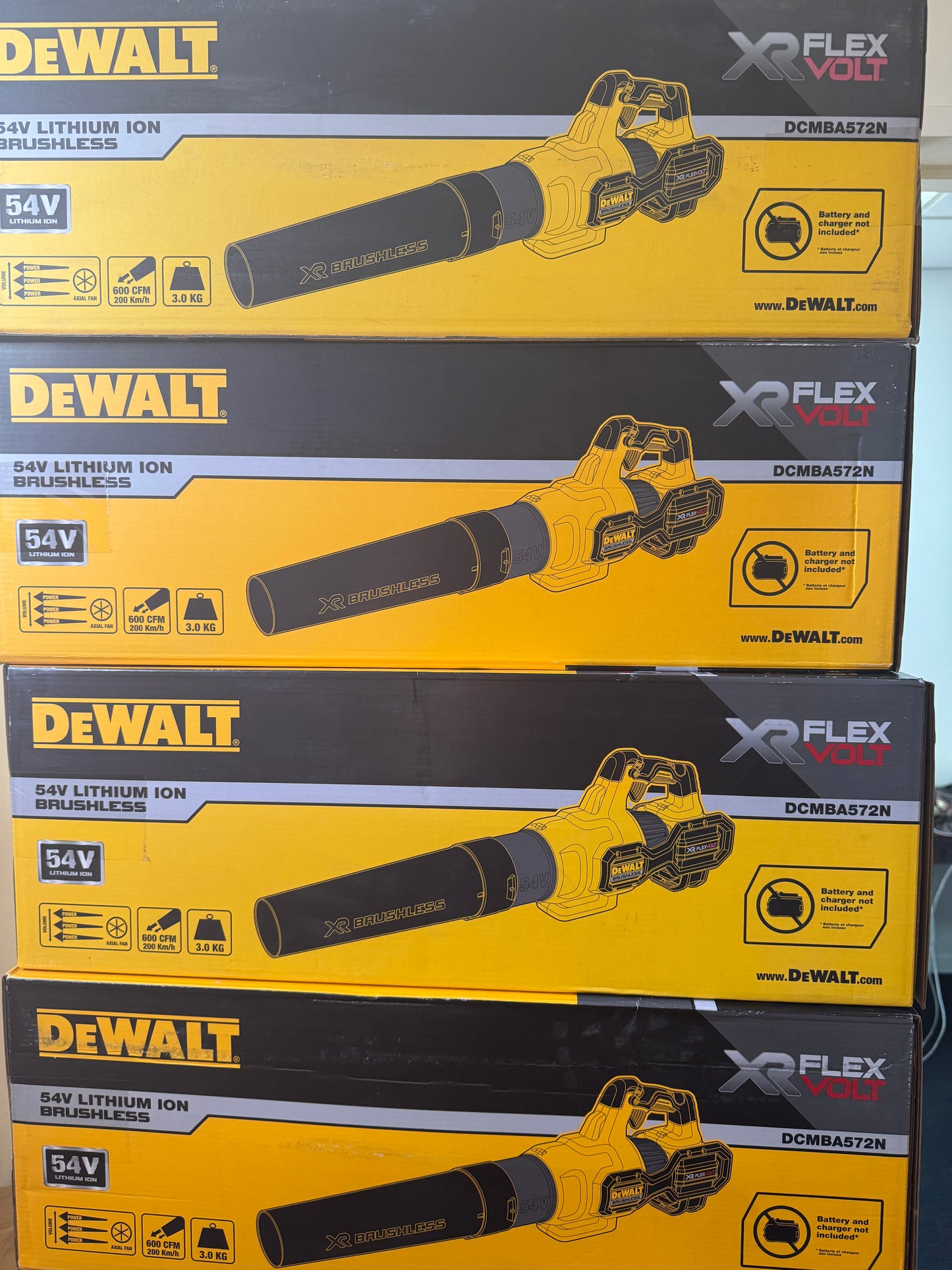DeWalt DCMBA572N-XE 54V FlexVolt XR Li-Ion Cordless Brushless Axial Blower - Skin Only
