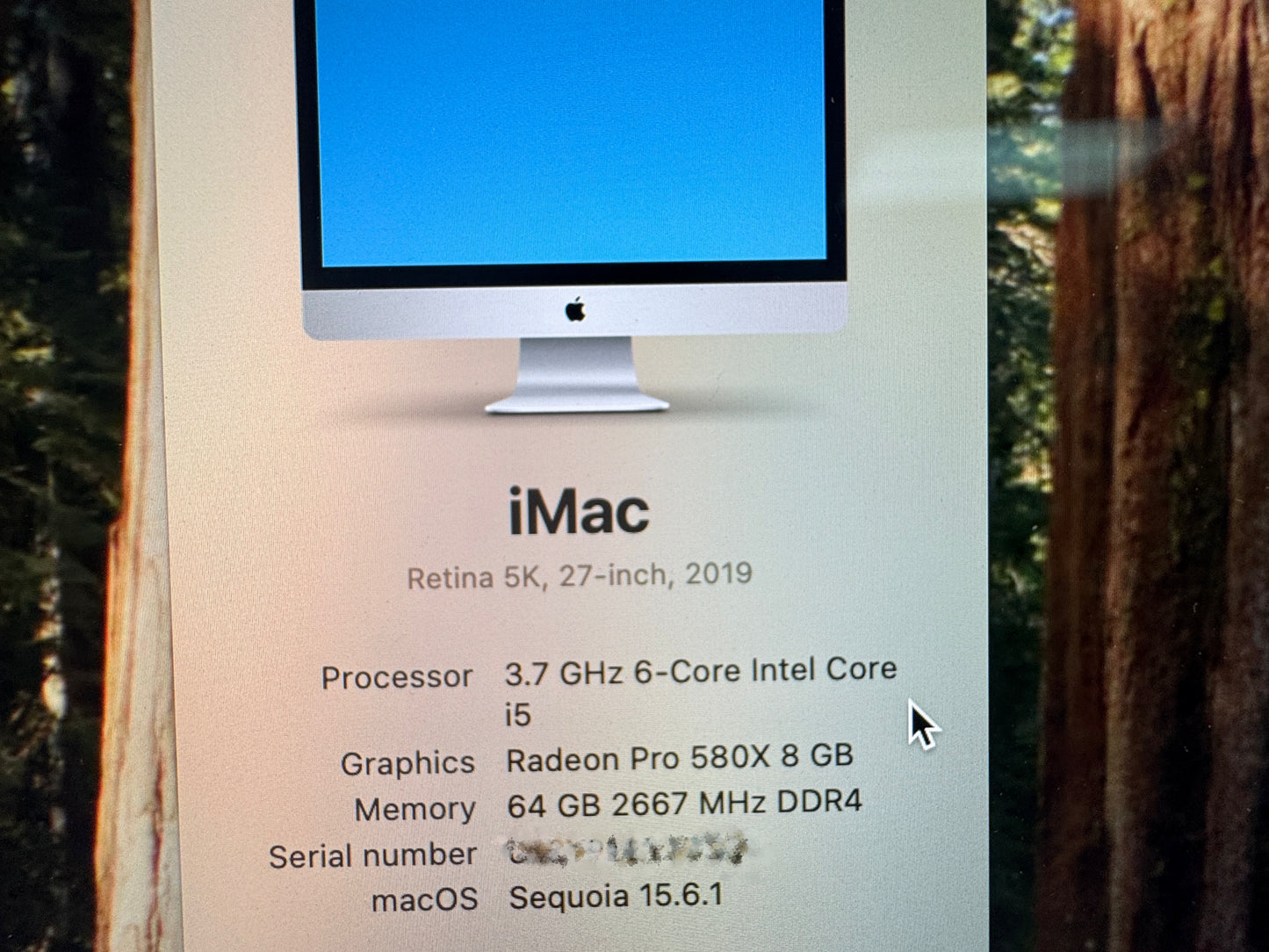 Excellent iMac (Retina 5K, 27-inch, 2019) 64GB 2TB