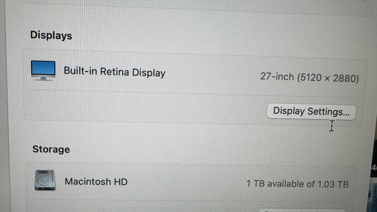 Excellent Apple iMac "Core i5" 27" (5K, 2019) 24GB 1TB