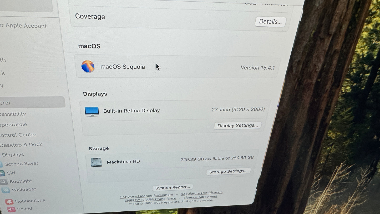 Excellent Apple iMac "Core i5" 3.1 27" (5K, 2020) 8GB 256GB