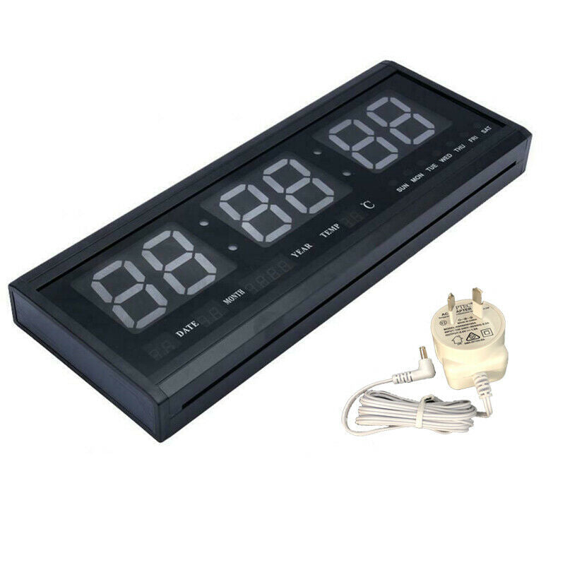 Jumbo LED Wall Desk Clock